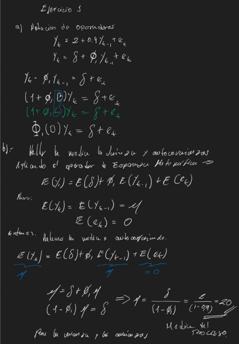 Series temporales by hand: Proceso autorregresivo AR(p)